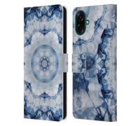 Head Case Designs Officially Licensed Aimee Stewart Shibori Sigh Mandala Leather Wallet Case Compatible With Samsung Galaxy A07
