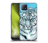 Head Case Designs Officially Licensed Aimee Stewart White Tiger Animals Soft Gel Case Compatible With Oppo A72 5G