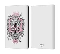 Head Case Designs Officially Licensed Alchemy Gothic Amore Skull Leather Wallet Case Compatible With Amazon Kindle Paperwhite 6