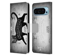 Head Case Designs Officially Licensed Alchemy Gothic Black Cat Spirit Board Cats Leather Wallet Case Compatible With Google Pixel 9 / Pixel 9 Pro