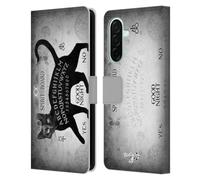 Head Case Designs Officially Licensed Alchemy Gothic Black Cat Spirit Board Cats Leather Wallet Case Compatible With Samsung Galaxy A26 5G