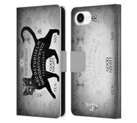 Head Case Designs Officially Licensed Alchemy Gothic Black Cat Spirit Board Cats Leather Wallet Case Compatible With Apple iPhone 16e