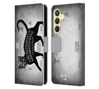 Head Case Designs Officially Licensed Alchemy Gothic Black Cat Spirit Board Cats Leather Wallet Case Compatible With Samsung Galaxy S24 5G