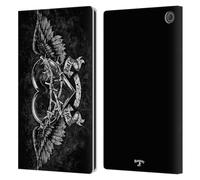 Head Case Designs Officially Licensed Alchemy Gothic Black Romance Wing Leather Wallet Case Compatible With Amazon Fire Max 11 2023