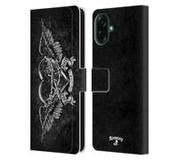 Head Case Designs Officially Licensed Alchemy Gothic Black Romance Wing Leather Wallet Case Compatible With Samsung Galaxy A07