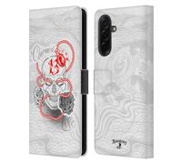 Head Case Designs Officially Licensed Alchemy Gothic Charmed Life Locket Skull Leather Wallet Case Compatible With Samsung Galaxy A36 5G