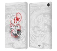 Head Case Designs Officially Licensed Alchemy Gothic Charmed Life Locket Skull Leather Wallet Case Compatible With Amazon Fire Max 11 2023