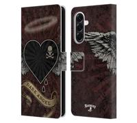 Head Case Designs Officially Licensed Alchemy Gothic Dark Angel Heart Wing Leather Wallet Case Compatible With Samsung Galaxy A56 5G