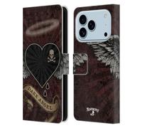Head Case Designs Officially Licensed Alchemy Gothic Dark Angel Heart Wing Leather Wallet Case Compatible With Apple iPhone 17 Pro