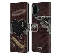 Head Case Designs Officially Licensed Alchemy Gothic Dark Angel Heart Wing Leather Wallet Case Compatible With Samsung Galaxy A07