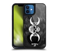 Head Case Designs Officially Licensed Alchemy Gothic Dark Goddess Moon Skull Gel Armour Case [Military Grade Protection] Compatible With Apple iPhone 12 / iPhone 12 Pro