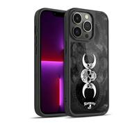 Head Case Designs Officially Licensed Alchemy Gothic Dark Goddess Moon Skull Gel Armour Case [Military Grade Protection] Compatible With Apple iPhone 13 Pro