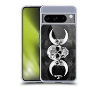 Head Case Designs Officially Licensed Alchemy Gothic Dark Goddess Moon Skull Gel Case [Military Grade Protection] Compatible With Google Pixel 8 Pro