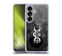 Head Case Designs Officially Licensed Alchemy Gothic Dark Goddess Moon Skull Gel Case [Military Grade Protection] Compatible with Samsung Galaxy S25 and Compatible with MagSafe