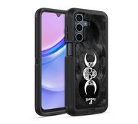 Head Case Designs Officially Licensed Alchemy Gothic Dark Goddess Moon Skull Ultra-Armoured Shockproof Case [Military Grade Protection] Compatible With Samsung Galaxy A15