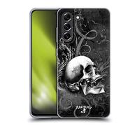 Head Case Designs Officially Licensed Alchemy Gothic De Profundis Skull Gel Case [Military Grade Protection] Compatible with Samsung Galaxy S21 FE 5G and Compatible with MagSafe