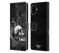 Head Case Designs Officially Licensed Alchemy Gothic De Profundis Skull Leather Wallet Case Compatible With Samsung Galaxy A07