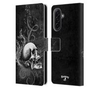 Head Case Designs Officially Licensed Alchemy Gothic De Profundis Skull Leather Wallet Case Compatible With Samsung Galaxy A17 4G / 5G