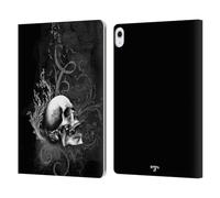 Head Case Designs Officially Licensed Alchemy Gothic De Profundis Skull Leather Wallet Case Compatible With Apple iPad Air 13 2024/2025
