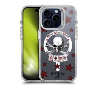 Head Case Designs Officially Licensed Alchemy Gothic Dead Man's Hand Gothic Art Shockproof Bumper Case [Military Grade Protection] Compatible with and Compatible with MagSafe Apple iPhone 15 Pro