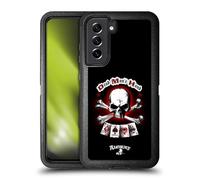 Head Case Designs Officially Licensed Alchemy Gothic Dead Man's Hand Skull And Cards Ultra-Armoured Shockproof Case [Military Grade Protection] Compatible With Samsung Galaxy S21 FE 5G