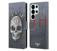 Head Case Designs Officially Licensed Alchemy Gothic Dead Metal Skull Leather Wallet Case Compatible With Samsung Galaxy S26 Ultra