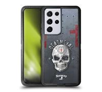Head Case Designs Officially Licensed Alchemy Gothic Dead Metal Skull Ultra-Armoured Shockproof Case [Military Grade Protection] Compatible With Samsung Galaxy S21 Ultra 5G