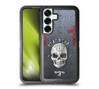 Head Case Designs Officially Licensed Alchemy Gothic Dead Metal Skull Ultra-Armoured Shockproof Case [Military Grade Protection] Compatible With Samsung Galaxy S25+