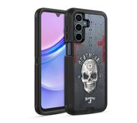 Head Case Designs Officially Licensed Alchemy Gothic Dead Metal Skull Ultra-Armoured Shockproof Case [Military Grade Protection] Compatible With Samsung Galaxy A15