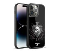 Head Case Designs Officially Licensed Alchemy Gothic Death Club Skull And Cards Gel Armour Case [Military Grade Protection] Compatible With Apple iPhone 14 Pro Max