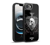 Head Case Designs Officially Licensed Alchemy Gothic Death Club Skull And Cards Gel Armour Case [Military Grade Protection] Compatible With Apple iPhone 16e / iPhone 17e