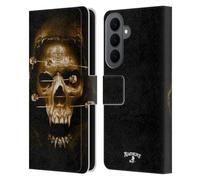 Head Case Designs Officially Licensed Alchemy Gothic Death Fetish Skull Leather Wallet Case Compatible With Samsung Galaxy S26 Plus