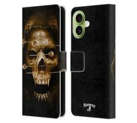 Head Case Designs Officially Licensed Alchemy Gothic Death Fetish Skull Leather Wallet Case Compatible With Apple iPhone 17
