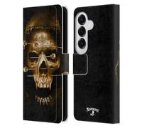 Head Case Designs Officially Licensed Alchemy Gothic Death Fetish Skull Leather Wallet Case Compatible With Samsung Galaxy S26