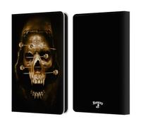 Head Case Designs Officially Licensed Alchemy Gothic Death Fetish Skull Leather Wallet Case Compatible With Amazon Kindle 11th Gen 6in 2022