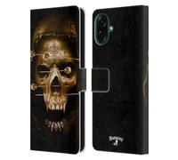 Head Case Designs Officially Licensed Alchemy Gothic Death Fetish Skull Leather Wallet Case Compatible With Samsung Galaxy A07
