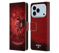 Head Case Designs Officially Licensed Alchemy Gothic Demon Drink Woman Leather Wallet Case Compatible With Apple iPhone 17 Pro