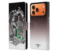 Head Case Designs Officially Licensed Alchemy Gothic Devil's Green Dew Woman Leather Wallet Case Compatible With Apple iPhone 17 Pro Max