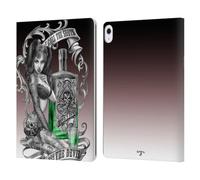 Head Case Designs Officially Licensed Alchemy Gothic Devil's Green Dew Woman Leather Wallet Case Compatible With Apple iPad Air 13 2024/2025