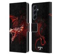 Head Case Designs Officially Licensed Alchemy Gothic Devils Travails Dragon Leather Wallet Case Compatible With Samsung Galaxy A55 5G