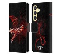 Head Case Designs Officially Licensed Alchemy Gothic Devils Travails Dragon Leather Wallet Case Compatible With Samsung Galaxy S24 5G