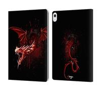 Head Case Designs Officially Licensed Alchemy Gothic Devils Travails Dragon Leather Wallet Case Compatible With Apple iPad Air 13 2024/2025
