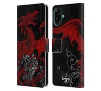 Head Case Designs Officially Licensed Alchemy Gothic Draco Rosa Dragon Leather Wallet Case Compatible With Samsung Galaxy A07