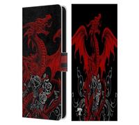 Head Case Designs Officially Licensed Alchemy Gothic Draco Rosa Dragon Leather Wallet Case Compatible With Samsung Galaxy S25 FE