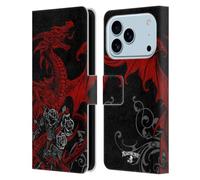 Head Case Designs Officially Licensed Alchemy Gothic Draco Rosa Dragon Leather Wallet Case Compatible With Apple iPhone 17 Pro