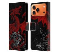 Head Case Designs Officially Licensed Alchemy Gothic Draco Rosa Dragon Leather Wallet Case Compatible With Apple iPhone 17 Pro Max