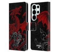 Head Case Designs Officially Licensed Alchemy Gothic Draco Rosa Dragon Leather Wallet Case Compatible With Samsung Galaxy S26 Ultra