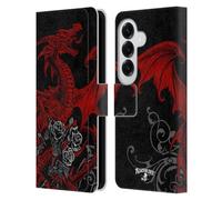 Head Case Designs Officially Licensed Alchemy Gothic Draco Rosa Dragon Leather Wallet Case Compatible With Samsung Galaxy S26