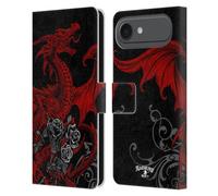 Head Case Designs Officially Licensed Alchemy Gothic Draco Rosa Dragon Leather Wallet Case Compatible With Apple iPhone 17 Air