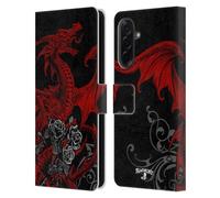 Head Case Designs Officially Licensed Alchemy Gothic Draco Rosa Dragon Leather Wallet Case Compatible With Samsung Galaxy A36 5G